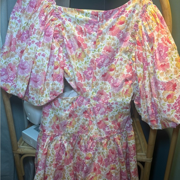Sofie the Label Floral Puff Sleeve Dress - Picture 5 of 5
